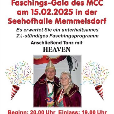 MCC Faschings-Gala am 15.02.2024