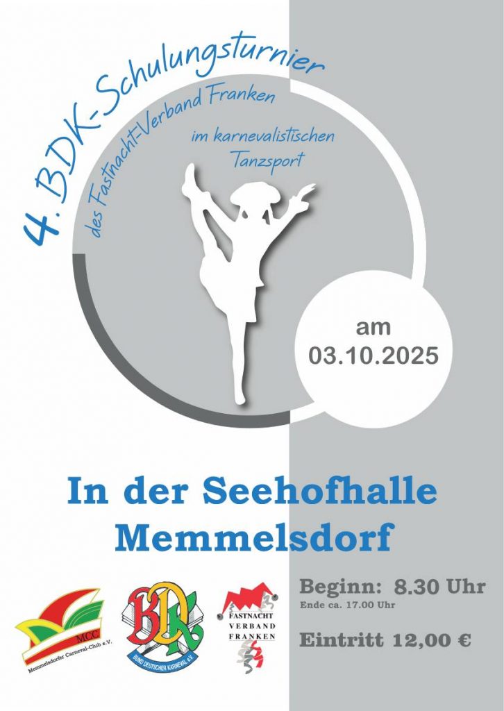 4. BDK-Schulungsturnier des Fastnacht-Verband Franken am 03.10.2025