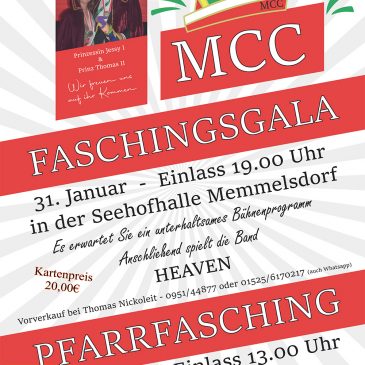MCC Faschingsgala am 31.01.2026