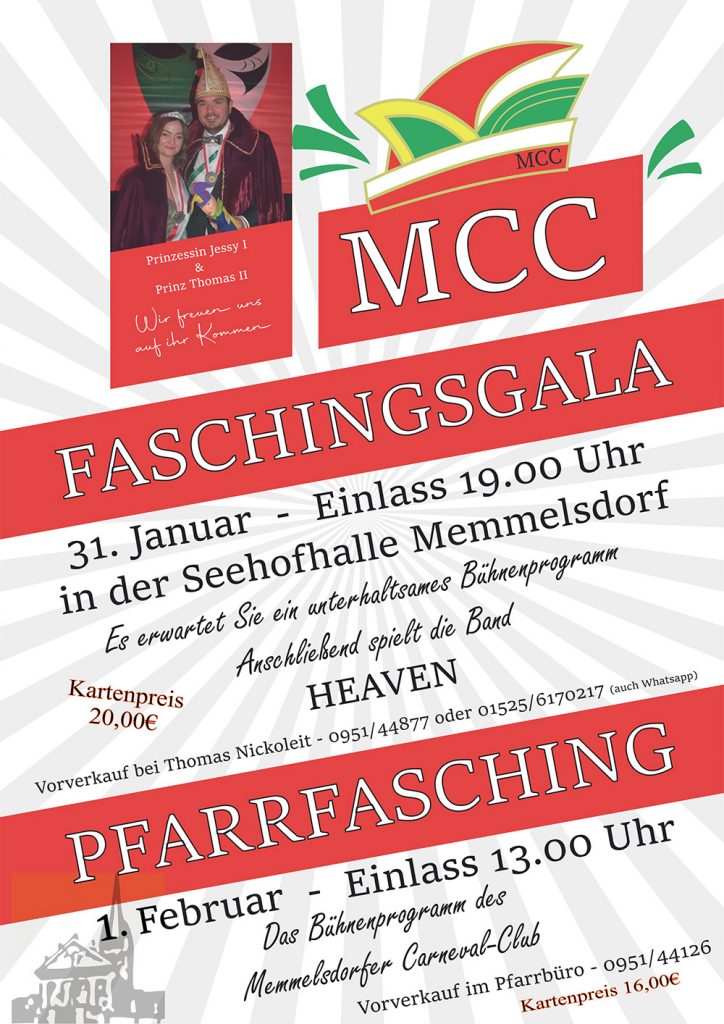 MCC Gala 2026 am 31.01.2026