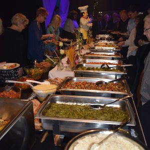 Das Küchenteam hat ein Italienisches Büfett für alle Sinne gestaltet