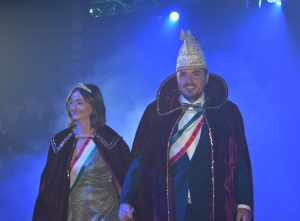 Das Memmelsdorfer Prinzenpaar der Session 2025/2026: Seine Tollität Thomas II. und Ihre Lieblichkeit Jessica I. sind in Memmelsdorf bestens bekannt