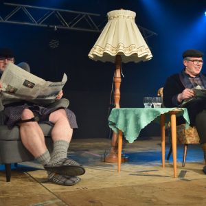 	Trafen mit ihrem Humor den Nerv der Gala-Besucher: Ignatz und Siggi alias Lukas Meter und Jonas Dursch